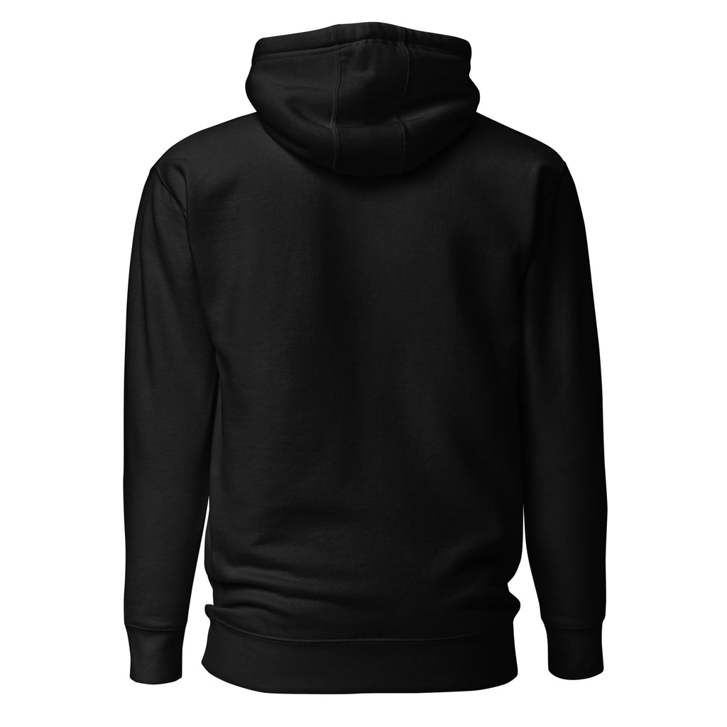 "Dog Person" black hoodie with white print